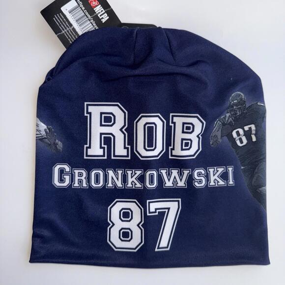 New England Patriots Beanie Lightweight Rob Gronkowski Design - Picture 1 of 3